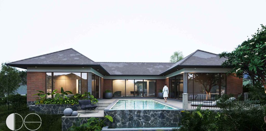 Finished project of best residential architects in kerala