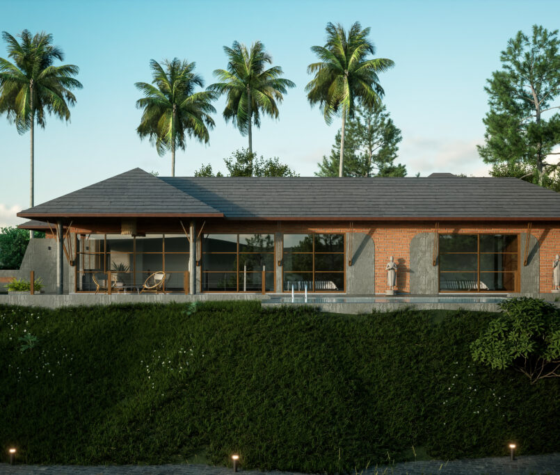 Sample and our finished project of best residential architects in kerala